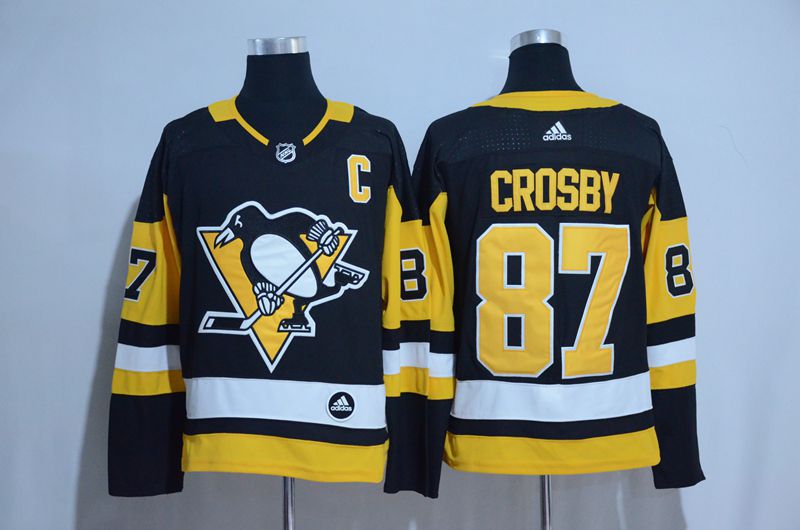2017 NHL Pittsburgh Penguins #87 Crosby black Adidas Stitched Jersey->pittsburgh penguins->NHL Jersey